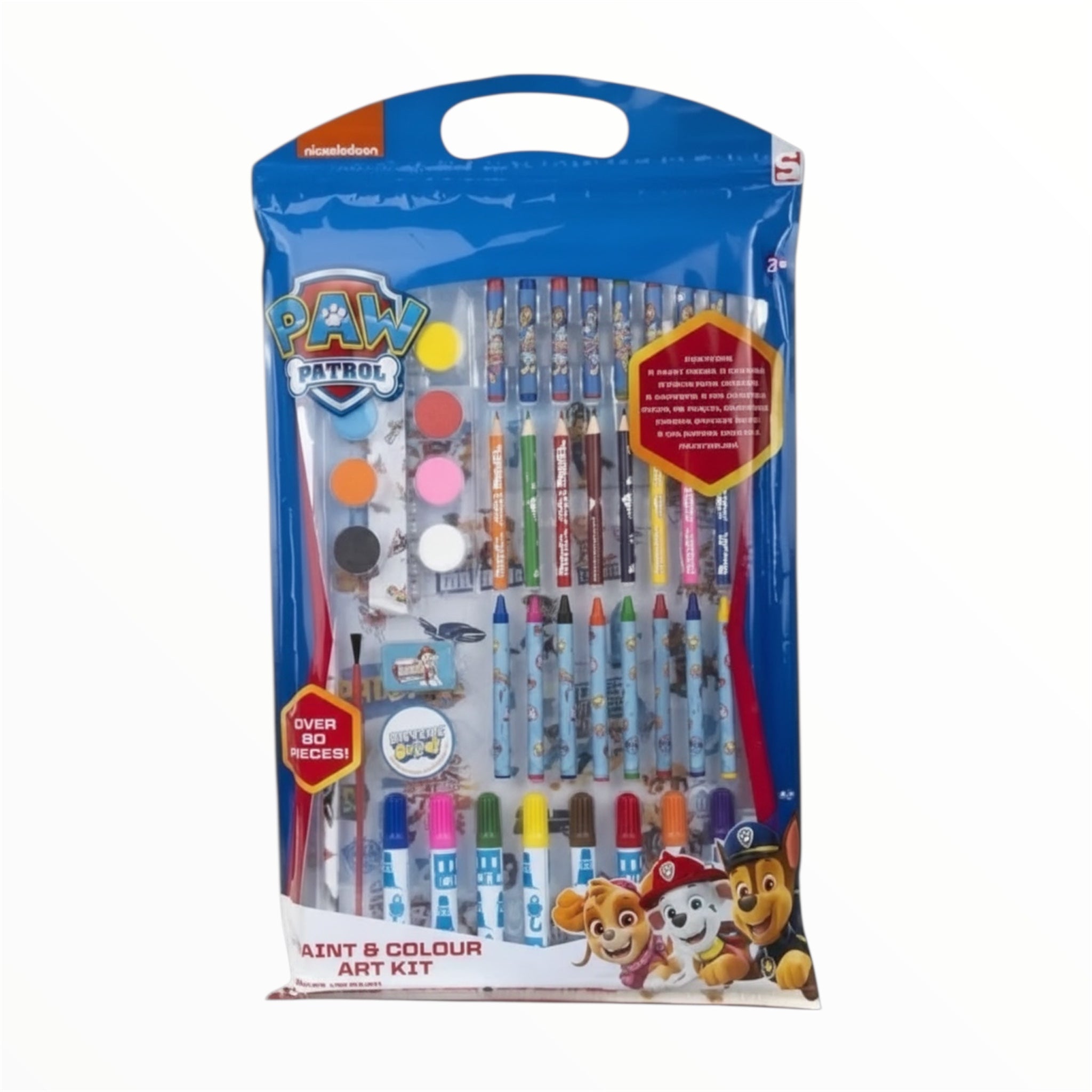 Paw Patrol Colouring & Paint Set