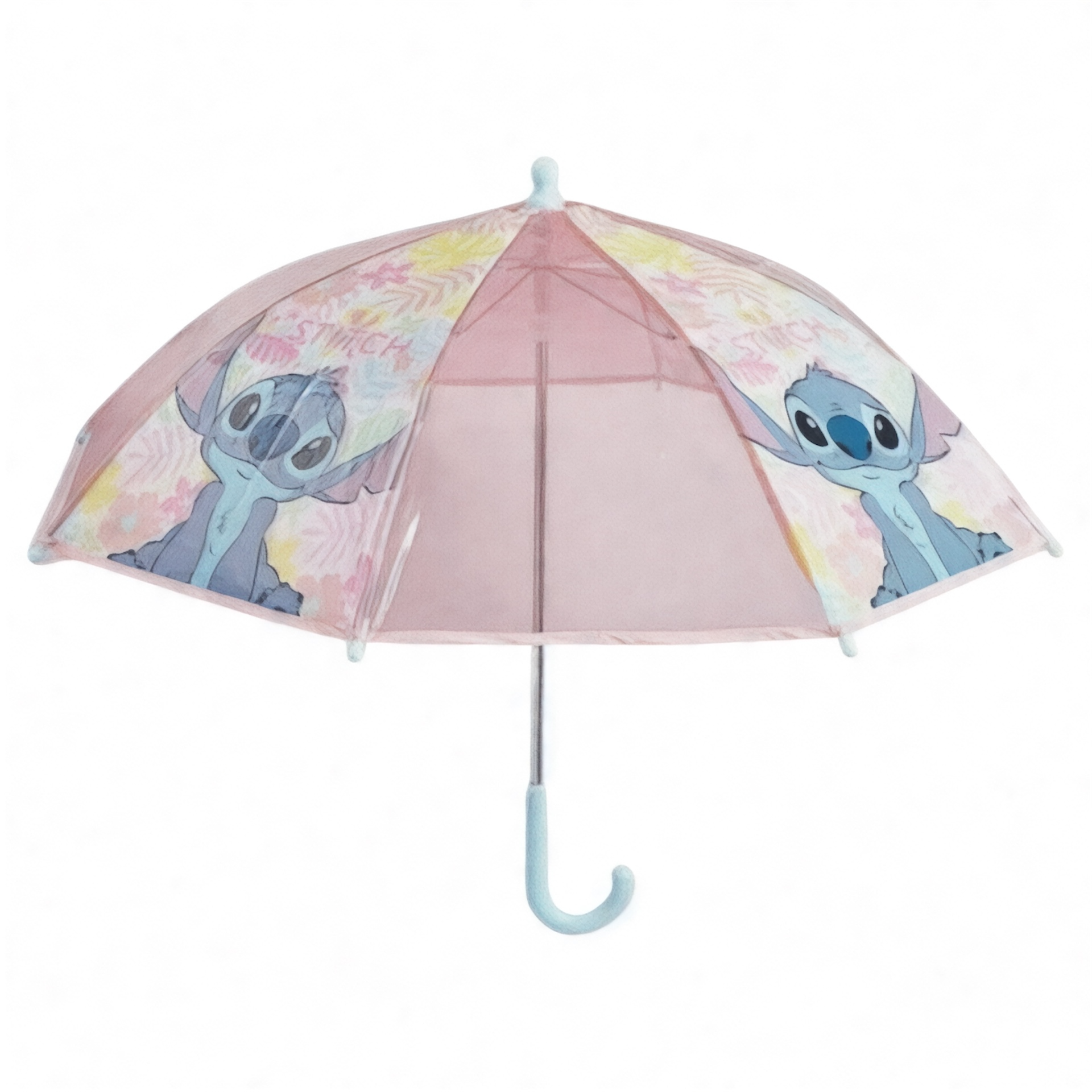 Official Stitch Pink Blue Floral Umbrella