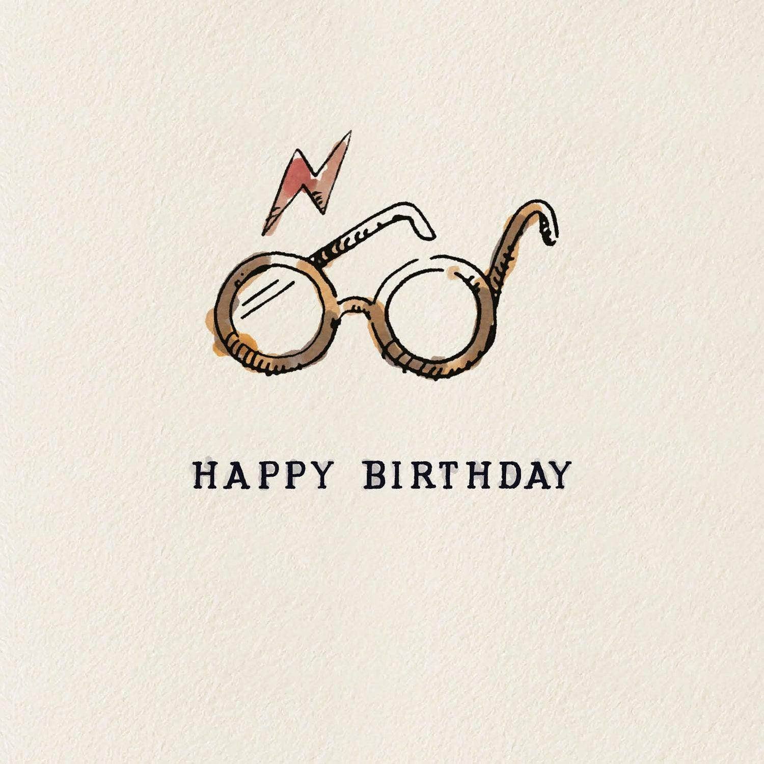 Harry Potter “Happy Birthday” Card – Official Wizarding World Design